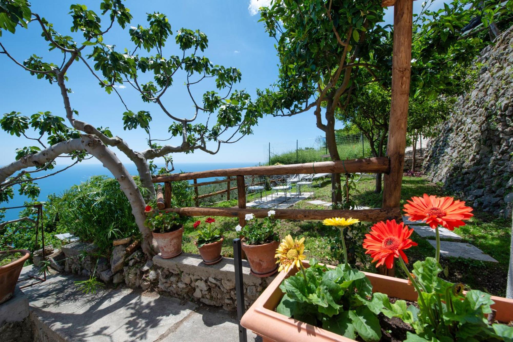 Casa Deva Amalfi Coast, With Private Garden Overlooking The Sea Exteriör bild