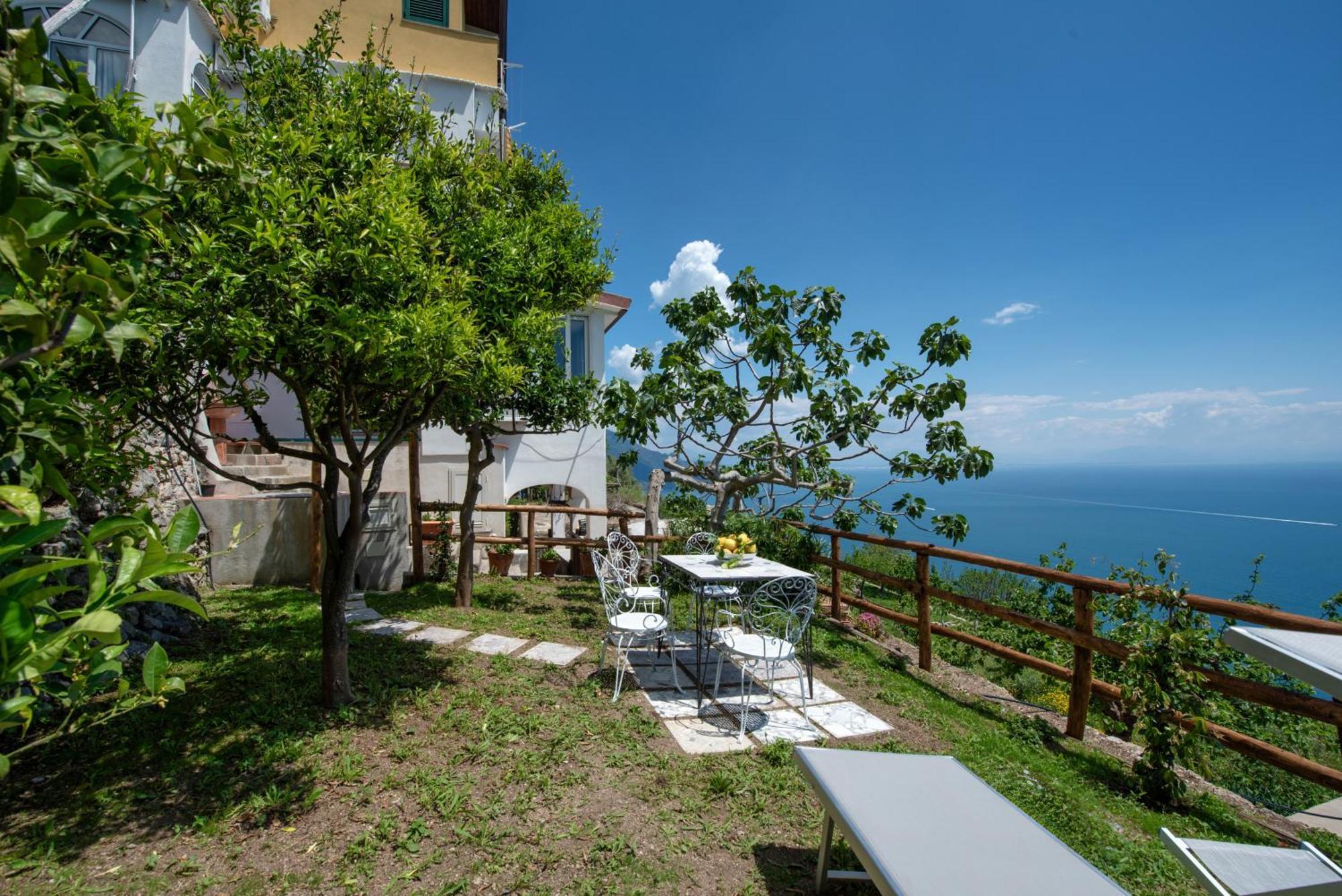 Casa Deva Amalfi Coast, With Private Garden Overlooking The Sea Exteriör bild